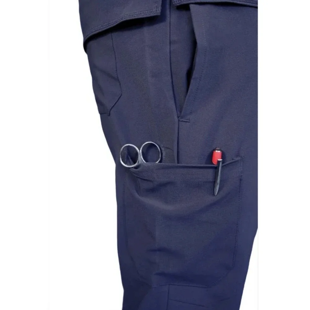 Essential Threads Mens Navy Webly Scrub Pants, XL